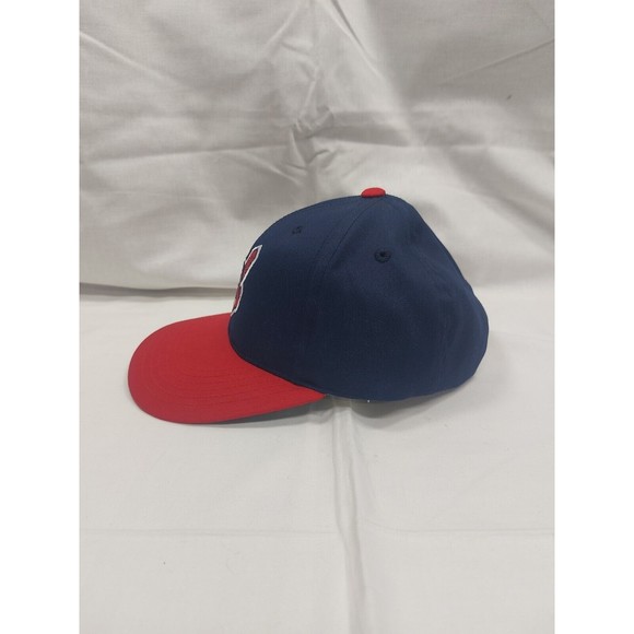 Vintage Cleveland Indians Hat Snapback Ball Cap Baseball MLB 90s Youth Size - Picture 3 of 11